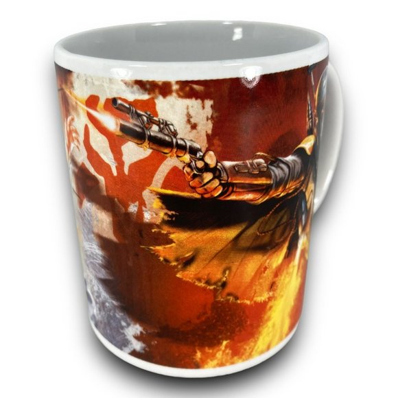 Star Wars 2011 Coffee Cup Mug Hans Solo Boba Fett Galerie Lucasfilm Pre Owned - Picture 3 of 9